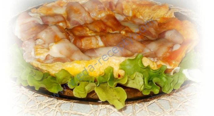 Классический омлет с беконом