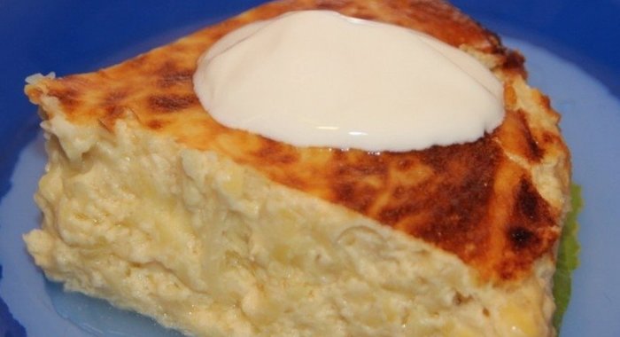 Запеканка из кабачков с манкой