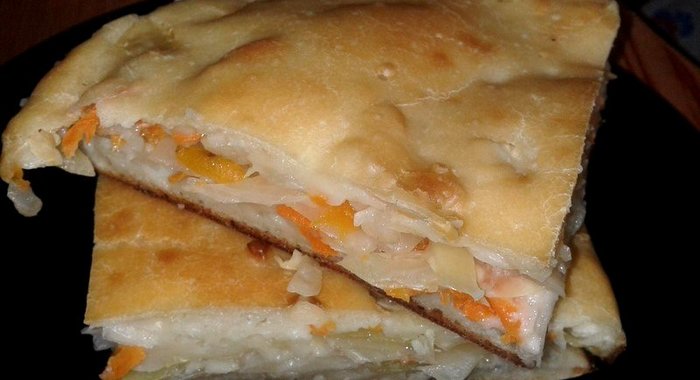 Капустный пирог заливной