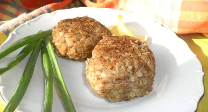 Котлеты из гречки и грибов постные