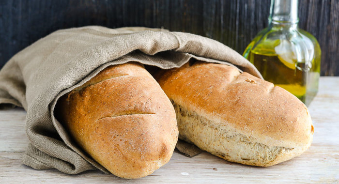 Белый хлеб с отрубями