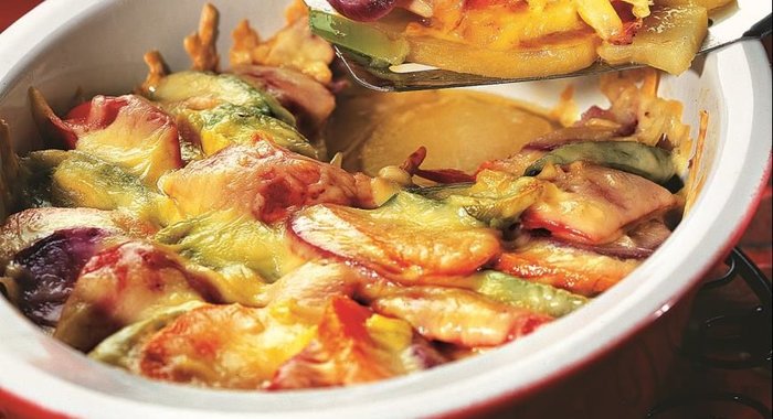 Запеканка овощная с сыром