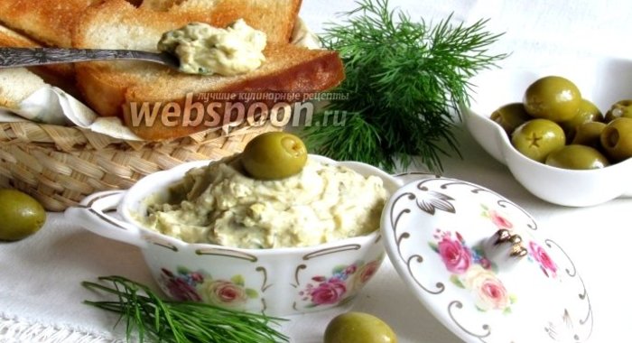 Бутербродная паста с оливками