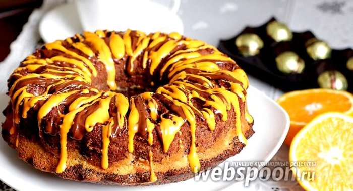 Шоколадно-маковый кекс