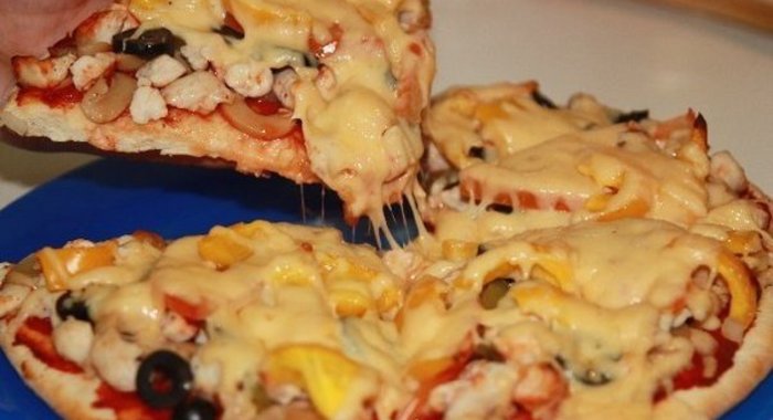 Пицца на скорую руку