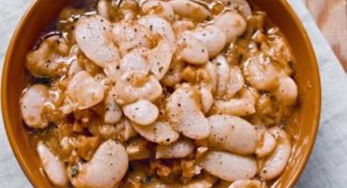 Критское рагу из белой фасоли