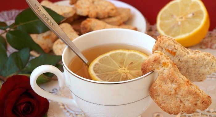 Постное лимонное печенье