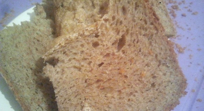 Цельнозерновой хлеб в хлебопечке