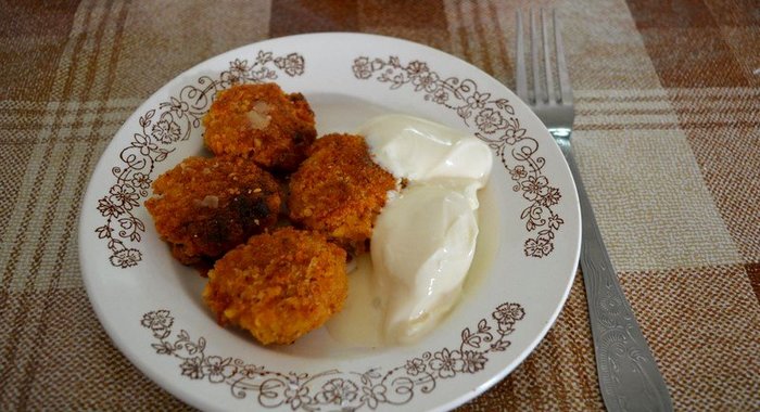 Мини котлеты из нута