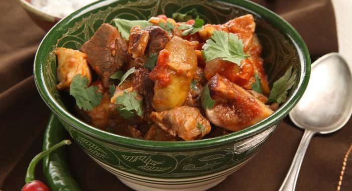 Рагу из баранины с инжиром