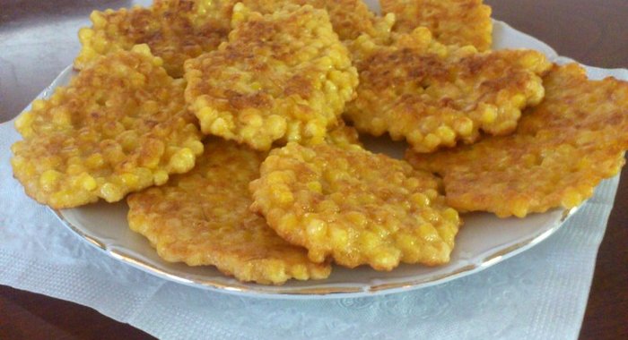 Кукурузные оладьи
