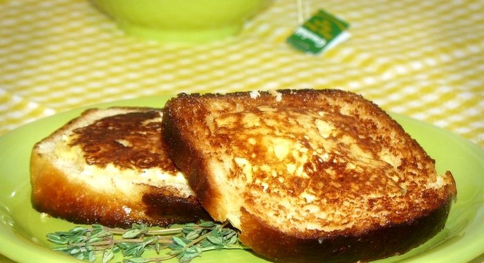 Бутерброды на сковороде