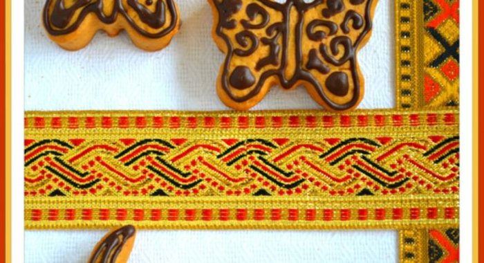 Пасхальное подарочное печенье