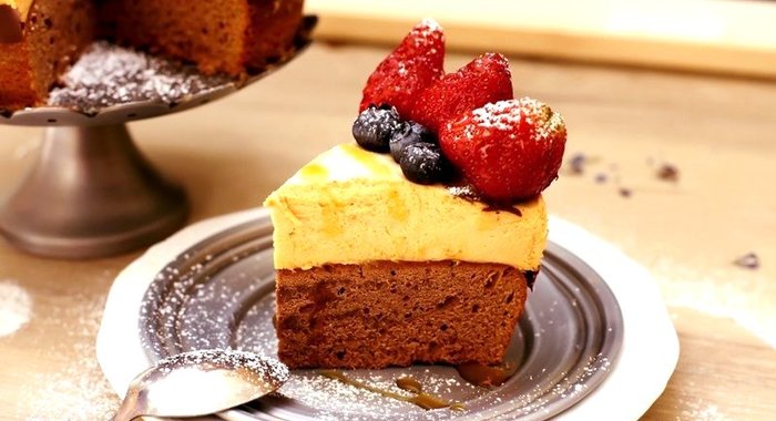 Торт «Шоколад и клубника»