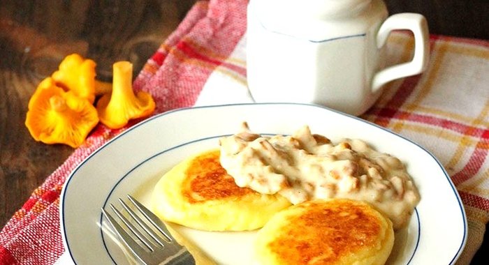 Котлеты из лисичек