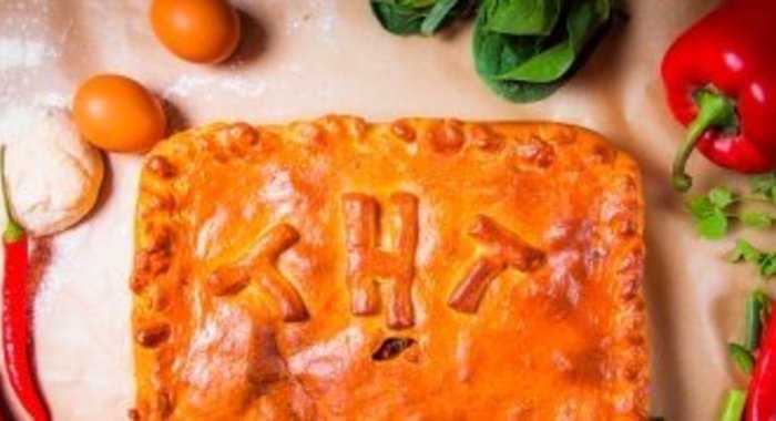 Овощной пирог с зеленью