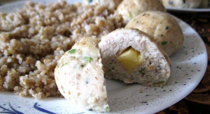 Куриные котлетки с сюрпризом