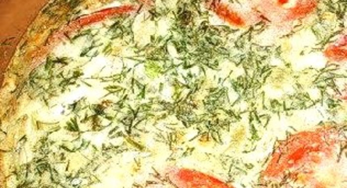 Омлет c овощами