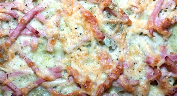 Сырная картофельная запеканка