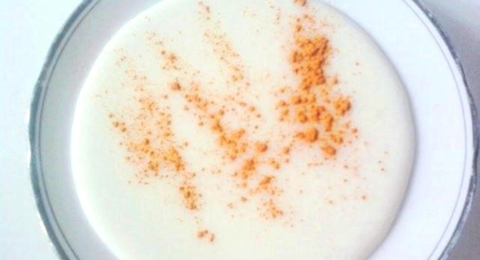 Молочный пудинг на рисовой муке