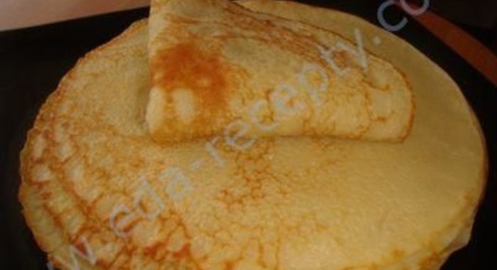 Блинчики на сгущенном молоке