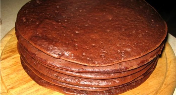 Бисквит на сковороде