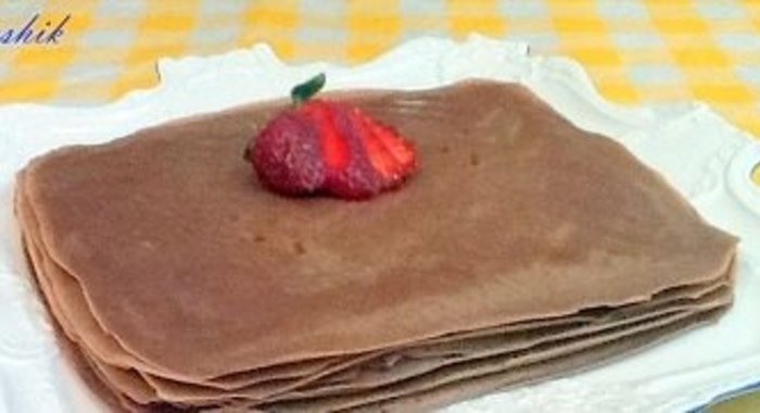 Блины шоколадные