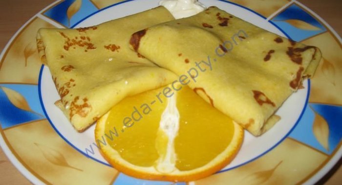 Апельсиновые блины