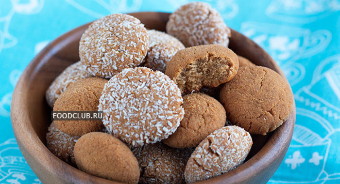 Исключительно кокосовое постное печенье