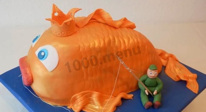 Торт Золотая Рыбка