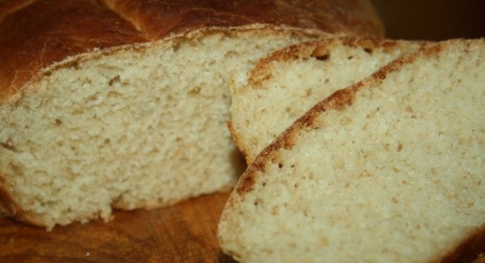 Нежный хлебушек на кефире с пшеничными отрубями