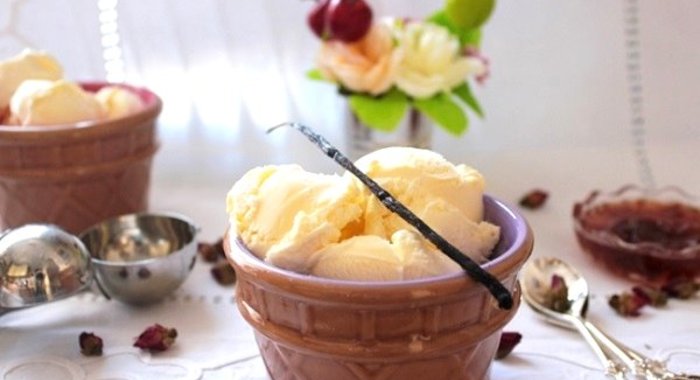 Домашнее мороженое пломбир