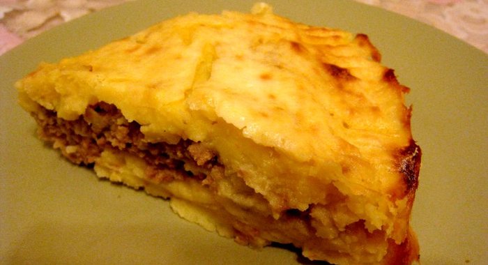 Запеканка из картофельного пюре в духовке