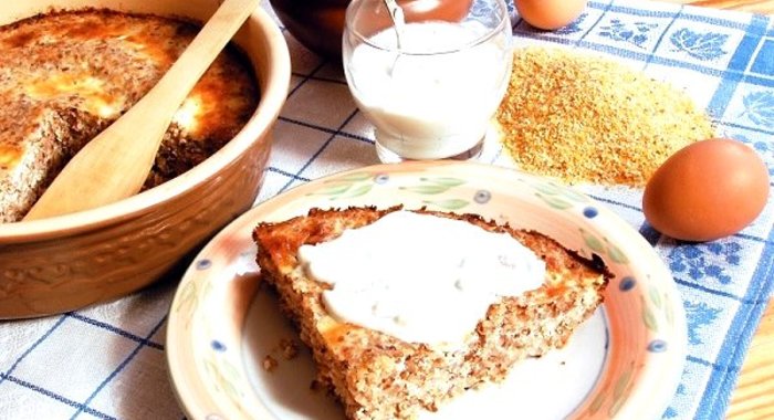 Запеканка с крупой