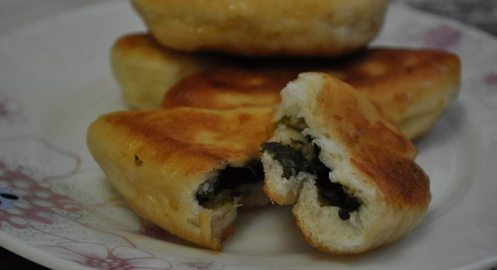 Пирожки с щавелем