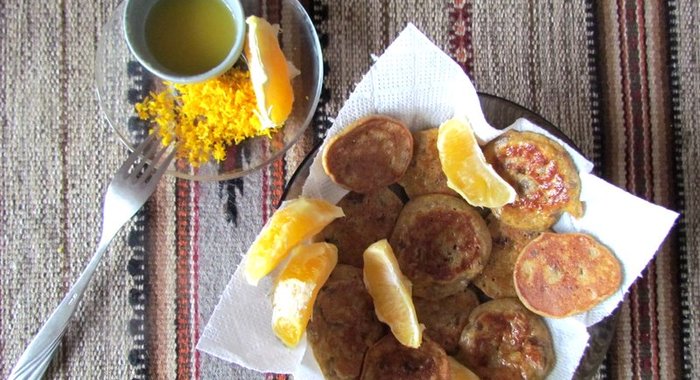 Апельсиновые оладьи