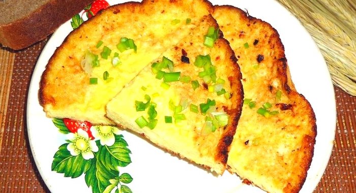 Яично-манный омлет