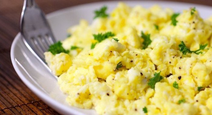 Омлет с зеленью