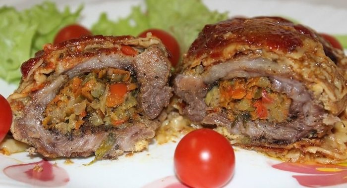 Рулетики под необычной шубкой