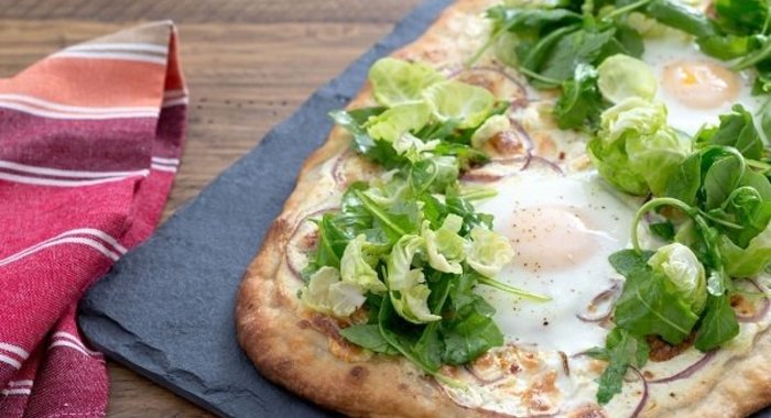 Пицца с творогом