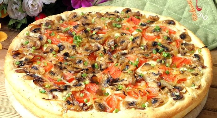 Постная пицца