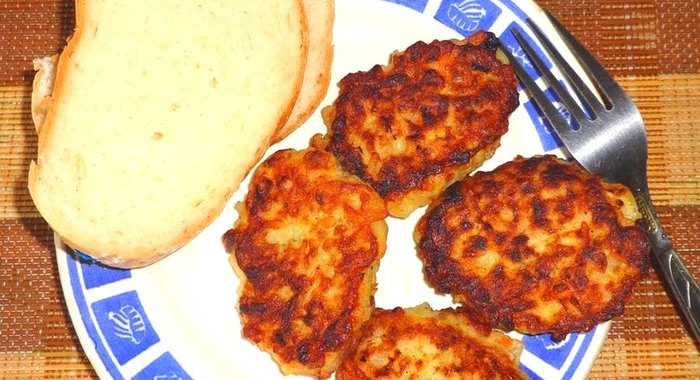 Капустные котлеты с рисом