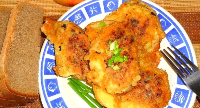 Котлеты с фасолью и кабачком