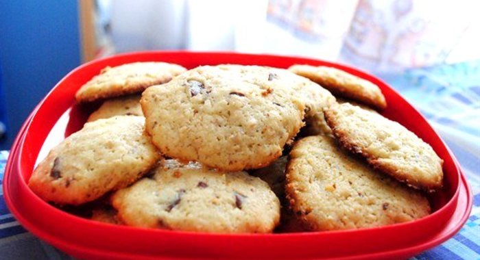 Овсяное печенье с шоколадом