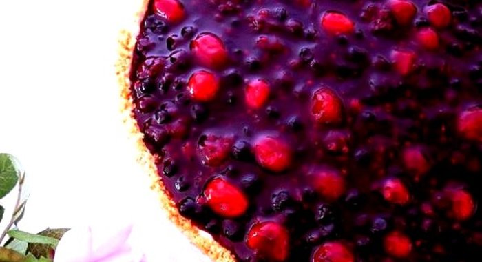 Чизкейк с ягодами