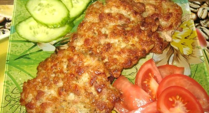 Мясные оладьи из рубленого фарша