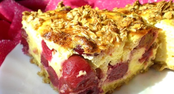 Творожно-овсяная запеканка