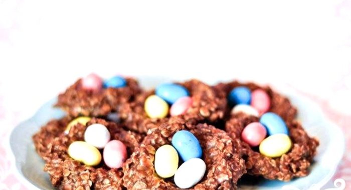 Шоколадное печенье Гнезда