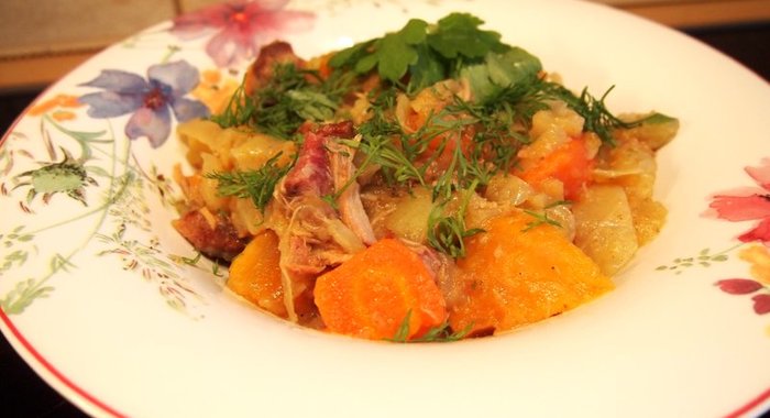 Ühepajatoit (овощное рагу по‑эстонски)