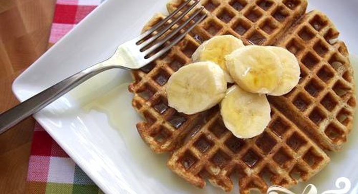 Вафли с коричневым маслом